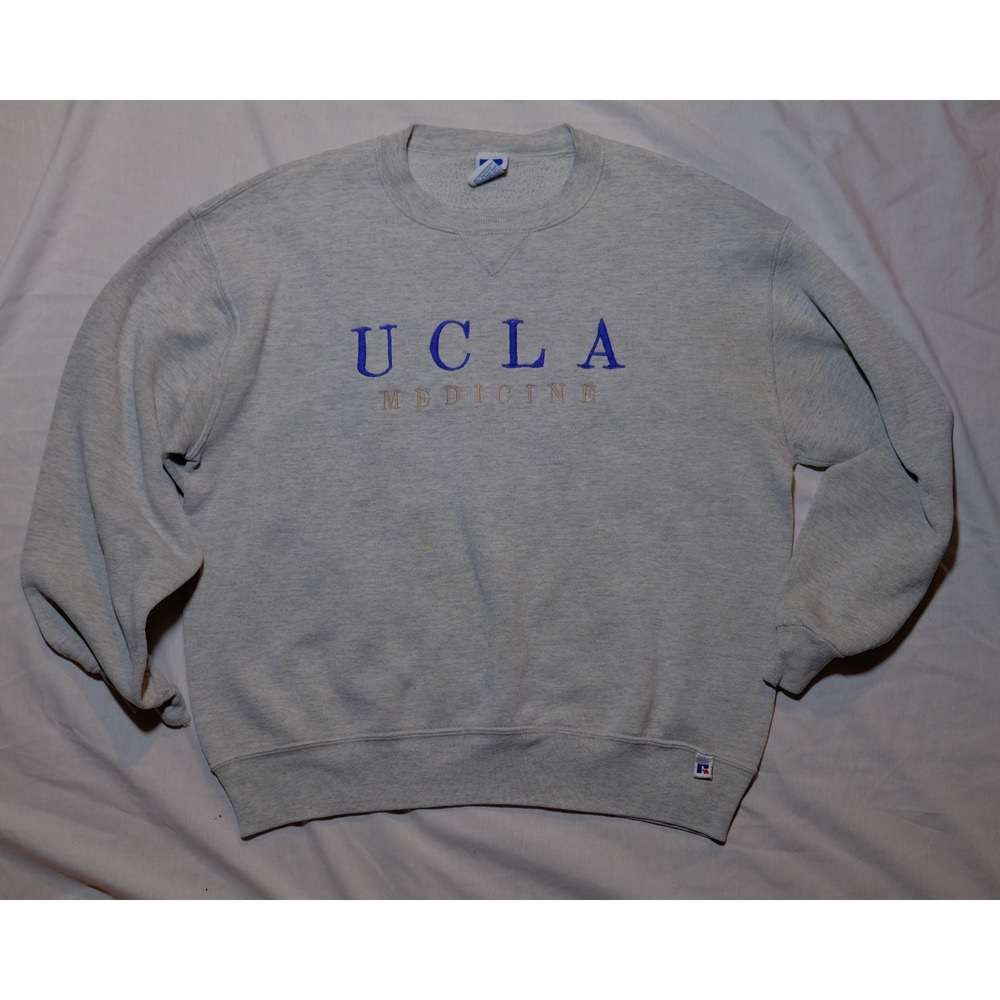 Vintage 90s Russell Athletic UCLA Medcine Long Sleeve Crewneck Large